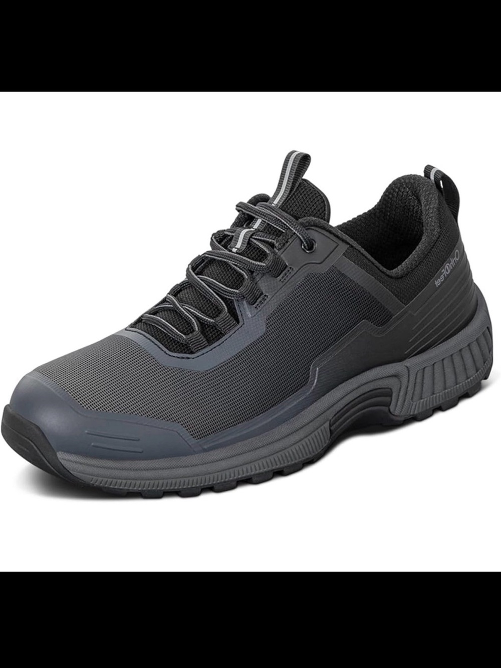 Women's Athletic Walking Shoe - Charcoal Gray